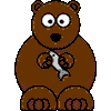 Cartoon bear